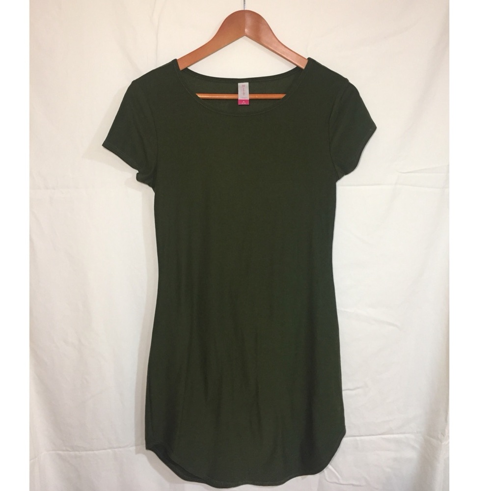 Olive green No Boundaries medium dress